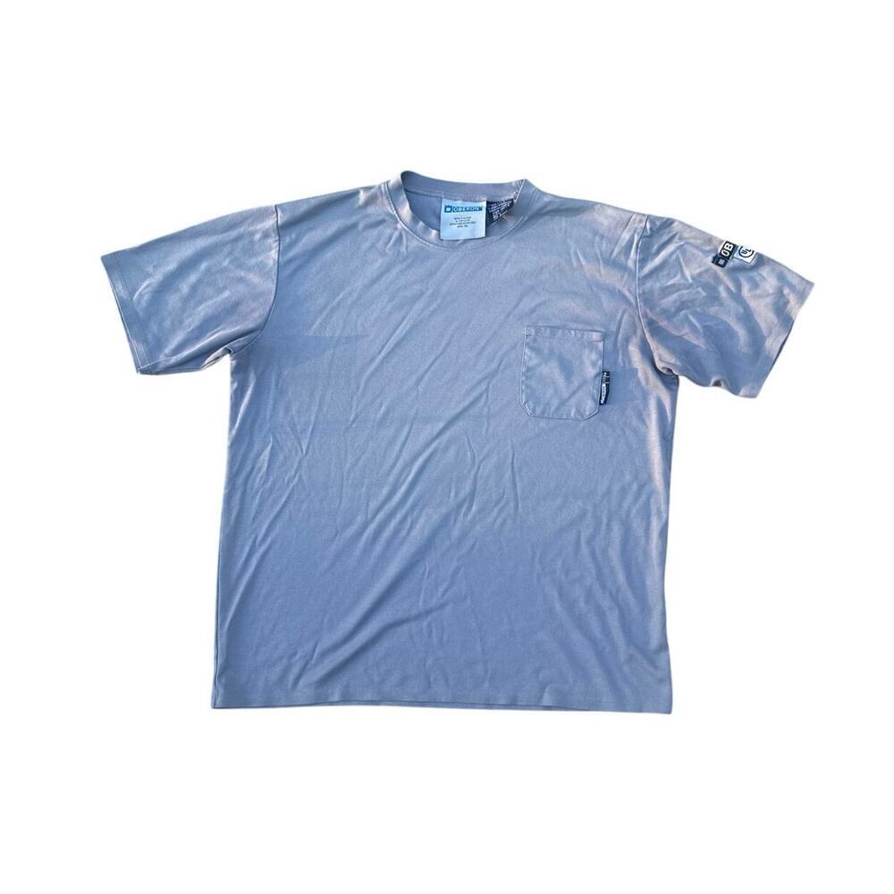 Oberon Flame Resistant T Shirt Mens XL Gray Pocket FR Safety Workwear Tee